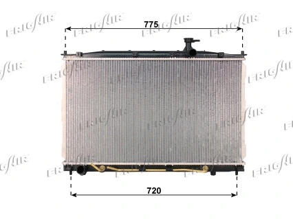 0128.3110 FRIGAIR Радиатор, охлаждение двигателя (фото 1)