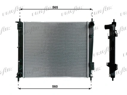 0133.3040 FRIGAIR Радиатор, охлаждение двигателя (фото 1)