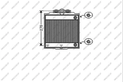BM101R008 PRASCO Радиатор, охлаждение двигателя (фото 1)