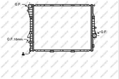 BM820R003 PRASCO Радиатор, охлаждение двигателя (фото 1)