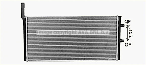 BW2583 PRASCO Радиатор, охлаждение двигателя (фото 1)