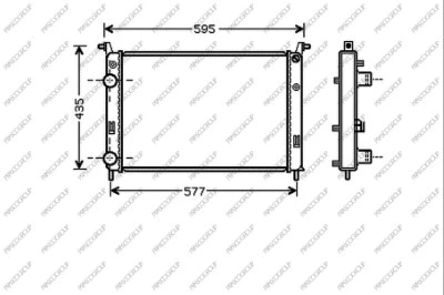 FT113R010 PRASCO Радиатор, охлаждение двигателя (фото 1)