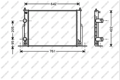 FT420R002 PRASCO Радиатор, охлаждение двигателя (фото 1)
