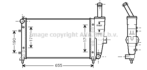 FTA2281 PRASCO Радиатор, охлаждение двигателя (фото 1)