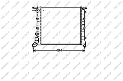 RN023R015 PRASCO Радиатор, охлаждение двигателя (фото 1)