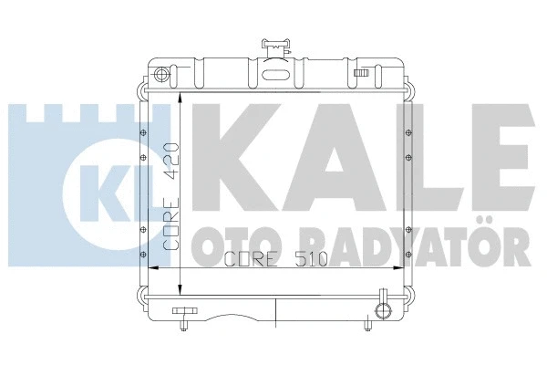 172900 KALE OTO RADYATÖR Радиатор, охлаждение двигателя (фото 1)