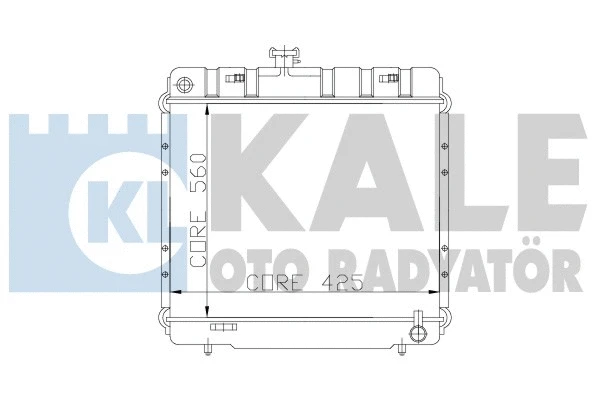 173300 KALE OTO RADYATÖR Радиатор, охлаждение двигателя (фото 1)