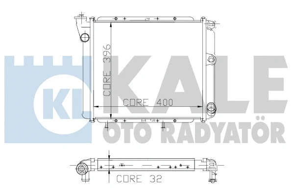 229600 KALE OTO RADYATÖR Радиатор, охлаждение двигателя (фото 1)