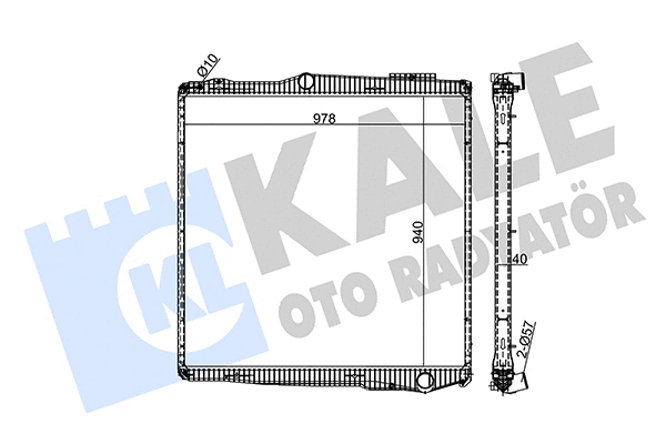 351405 KALE OTO RADYATÖR Радиатор, охлаждение двигателя (фото 1)