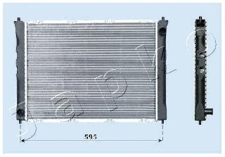 RDA012042 JAPKO Радиатор, охлаждение двигателя (фото 1)