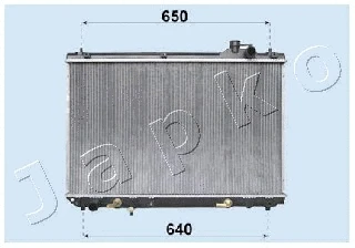 RDA153084 JAPKO Радиатор, охлаждение двигателя (фото 1)