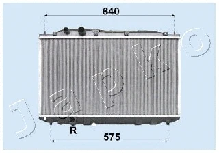 RDA193022 JAPKO Радиатор, охлаждение двигателя (фото 1)