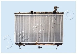 RDA283088 JAPKO Радиатор, охлаждение двигателя (фото 1)