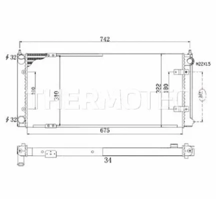 D7W028TT THERMOTEC Радиатор, охлаждение двигателя (фото 3)