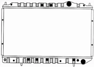 1321-0262 SAKURA Радиатор, охлаждение двигателя (фото 1)