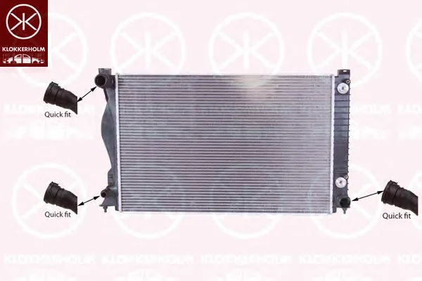 0031302230 KLOKKERHOLM Радиатор охлаждения двигателя (фото 1)