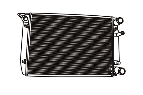 120441 WXQP Радиатор, охлаждение двигателя (фото 1)