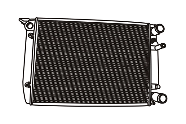 120461 WXQP Радиатор, охлаждение двигателя (фото 1)