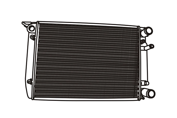 220281 WXQP Радиатор, охлаждение двигателя (фото 1)