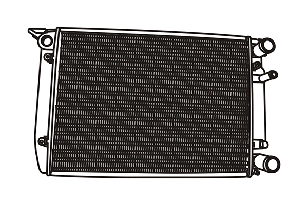 321057 WXQP Радиатор, охлаждение двигателя (фото 1)