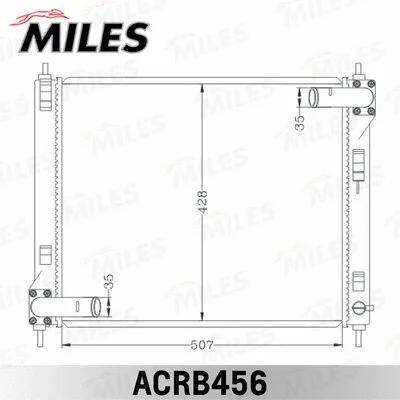 ACRB456 MILES Радиатор, охлаждение двигателя (фото 1)