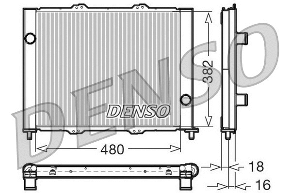 DRM23099 DENSO модуль охлаждения (фото 1)