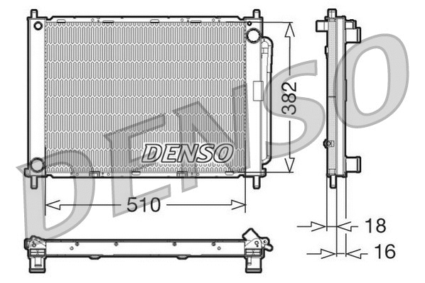 DRM23100 DENSO модуль охлаждения (фото 1)