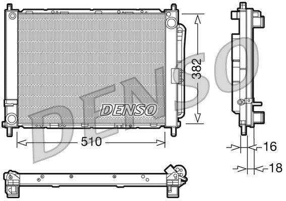 DRM23102 DENSO модуль охлаждения (фото 1)