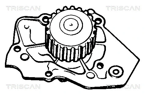 8600 10409 TRISCAN Водяной насос, охлаждение двигателя (фото 2)