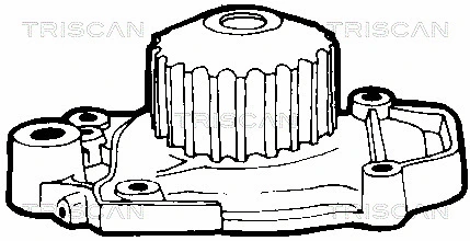 8600 10849 TRISCAN Водяной насос, охлаждение двигателя (фото 2)