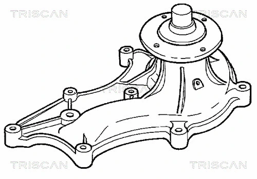 8600 13006 TRISCAN Водяной насос, охлаждение двигателя (фото 2)