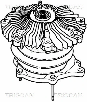 8600 14949 TRISCAN Водяной насос, охлаждение двигателя (фото 1)