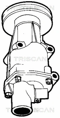 8600 15123 TRISCAN Водяной насос, охлаждение двигателя (фото 2)