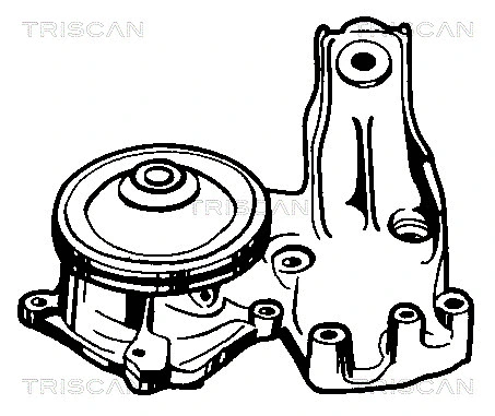 8600 15126 TRISCAN Водяной насос, охлаждение двигателя (фото 1)