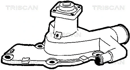 8600 16001 TRISCAN Водяной насос, охлаждение двигателя (фото 2)