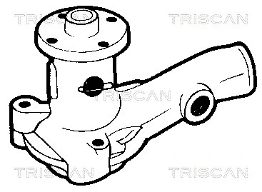 8600 16017 TRISCAN Водяной насос, охлаждение двигателя (фото 1)