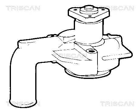 8600 16457 TRISCAN Водяной насос, охлаждение двигателя (фото 2)