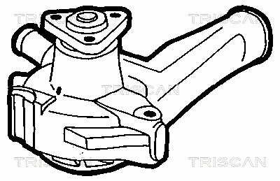 8600 16898 TRISCAN Водяной насос, охлаждение двигателя (фото 2)