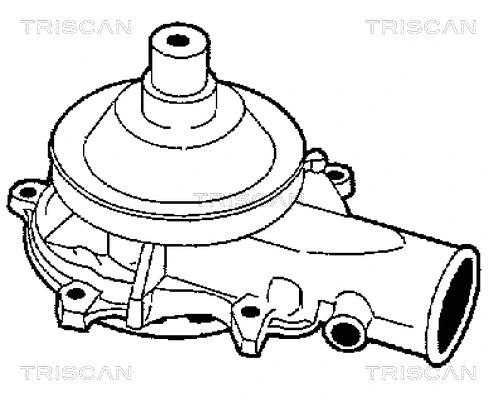8600 24007 TRISCAN Водяной насос, охлаждение двигателя (фото 2)