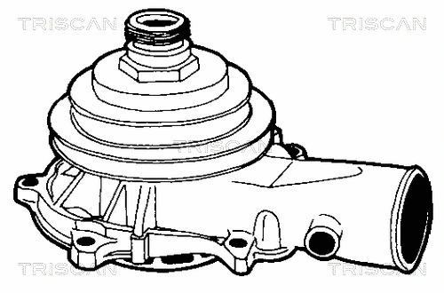 8600 24050 TRISCAN Водяной насос, охлаждение двигателя (фото 2)