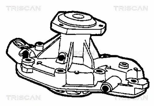 8600 25008 TRISCAN Водяной насос, охлаждение двигателя (фото 1)