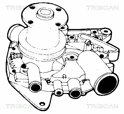 8600 25086 TRISCAN Водяной насос, охлаждение двигателя (фото 1)