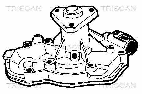 8600 25088 TRISCAN Водяной насос, охлаждение двигателя (фото 2)