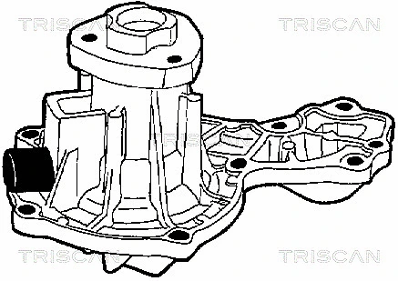 8600 29812 TRISCAN Водяной насос, охлаждение двигателя (фото 2)