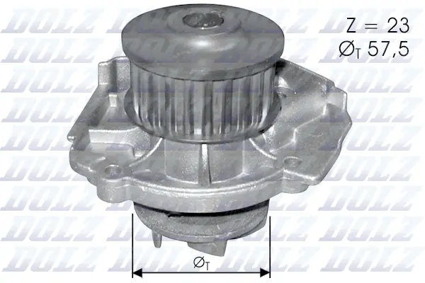 S219 DOLZ Водяной насос, охлаждение двигателя (фото 1)