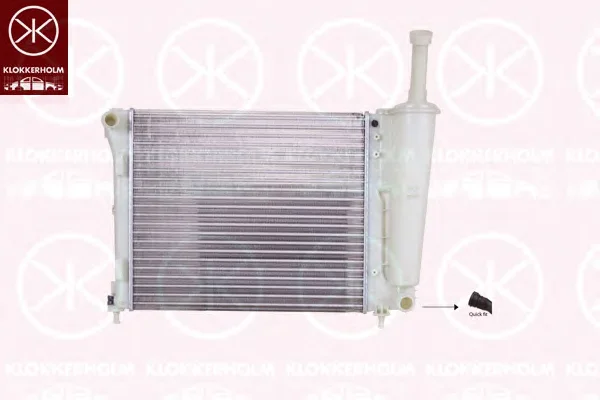 2013302345 KLOKKERHOLM Радиатор охлаждения двигателя (фото 1)
