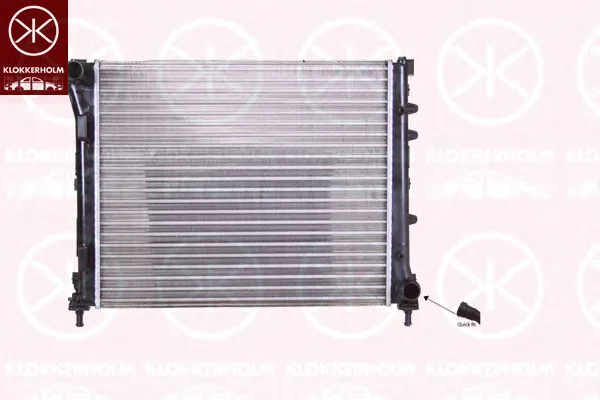 2013302346 KLOKKERHOLM Радиатор охлаждения двигателя (фото 1)