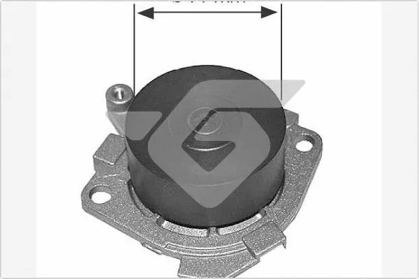 WP25 HUTCHINSON Водяной насос, охлаждение двигателя (фото 1)