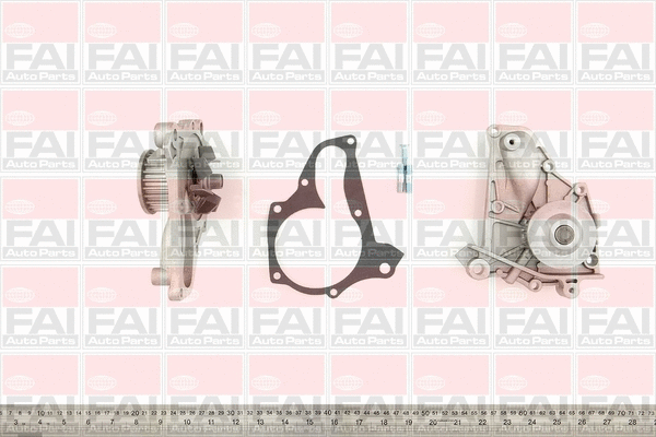 WP2978 FAI AUTOPARTS Водяной насос, охлаждение двигателя (фото 1)