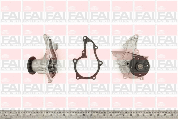 WP6089 FAI AUTOPARTS Водяной насос, охлаждение двигателя (фото 1)